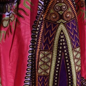Wax Print Dashiki Skirt
